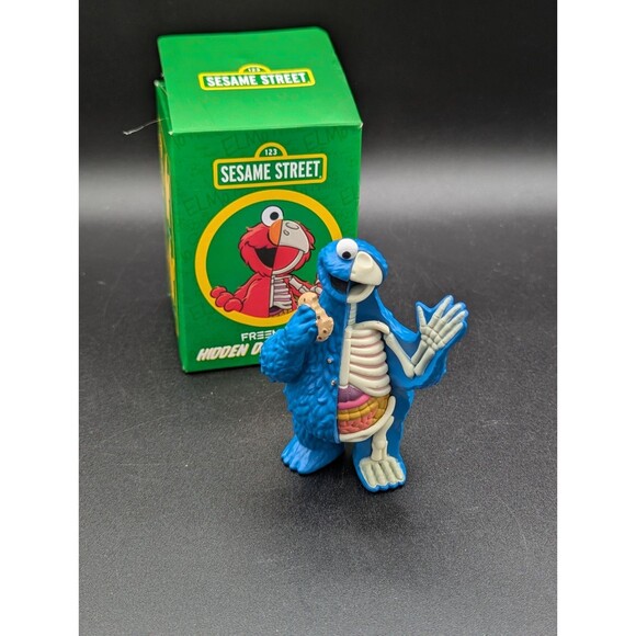 Jason Freeny Hidden Dissectibles Sesame Street Cookie Monster Figure Mighty Jaxx - Picture 1 of 5